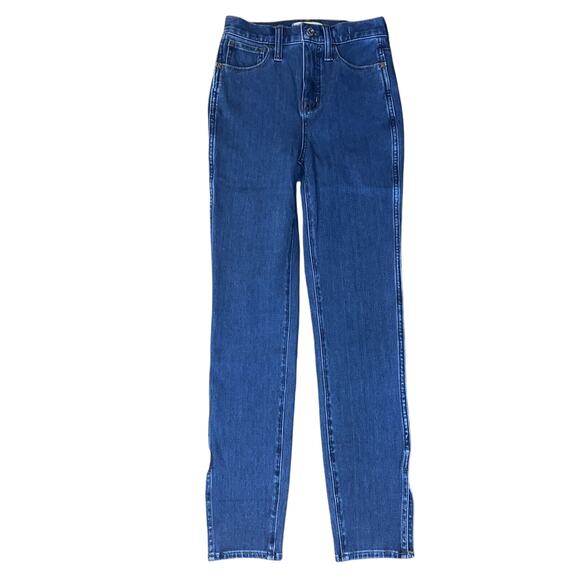Madewell Denim - Madewell NWT Jeans Womens 23 Skinny 11" High Rise Road-tripped Slit Hem